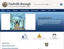 Tablet Screenshot of frackvillepa.org